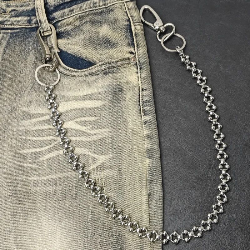 Japanese Brand × Vintage Copper Hook Round Bead Pant Chain Size ONE SIZE - 1 Thumbnail