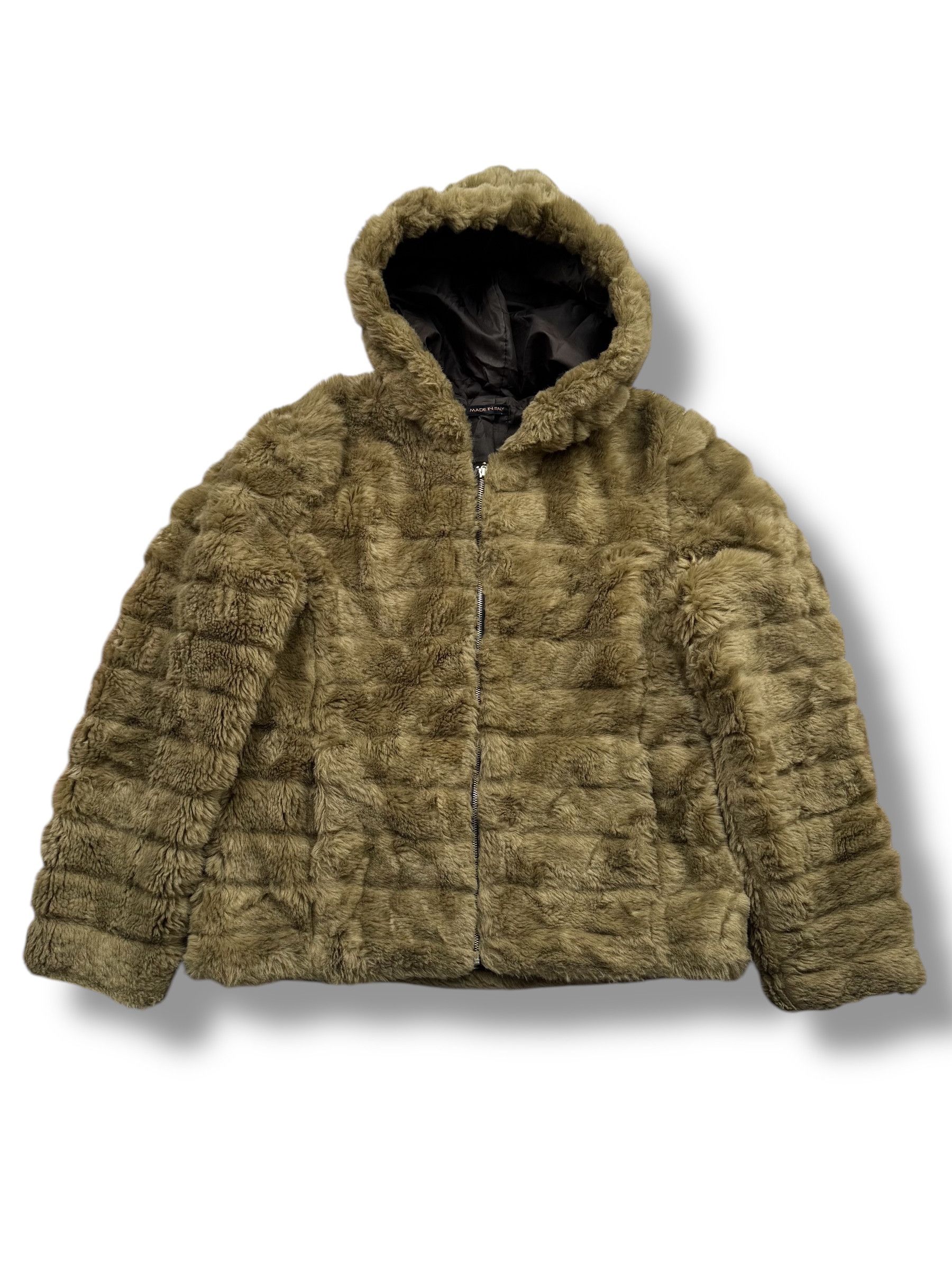 Vintage Y2K Faux Fur Jacket(V297) Size M / US 6-8 / IT 42-44 - 1 Thumbnail