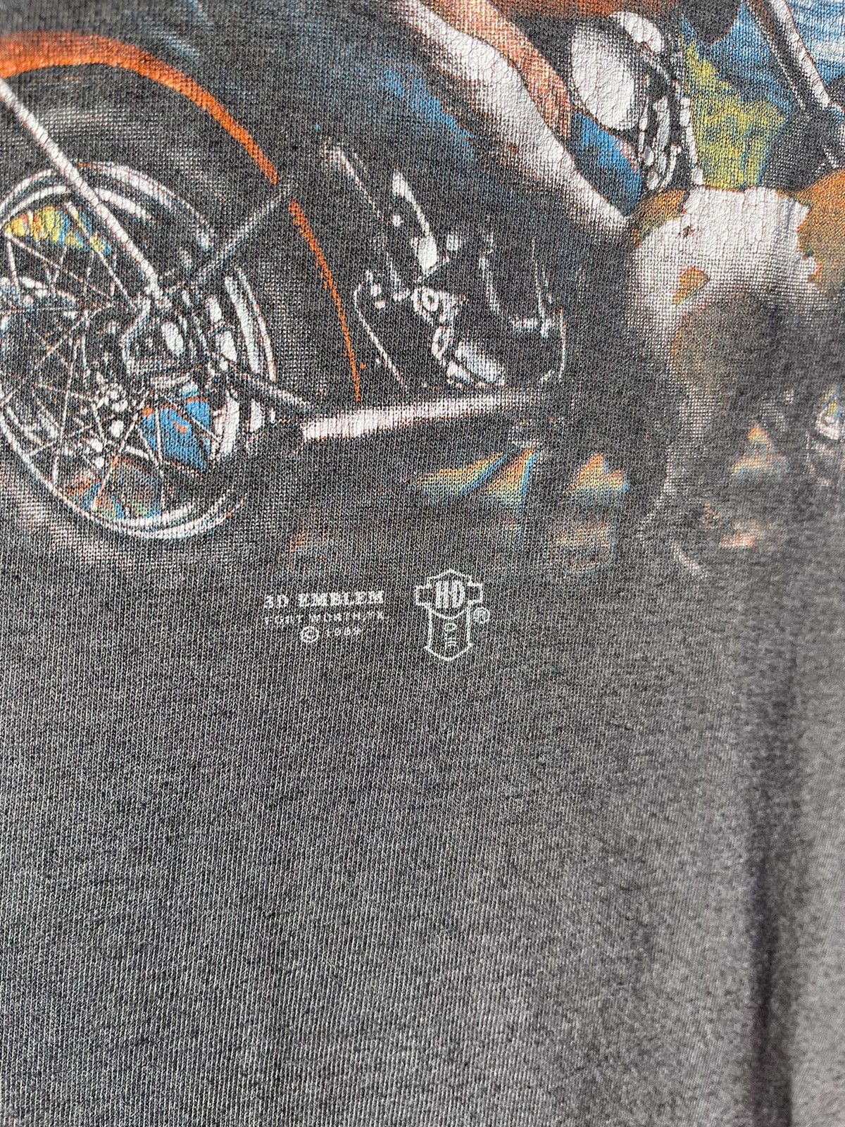 Harley Davidson × Vintage 3D Emblem Harley Davidson The South t shirt 1989 vintage Size US XL / EU 56 / 4 - 3 Thumbnail