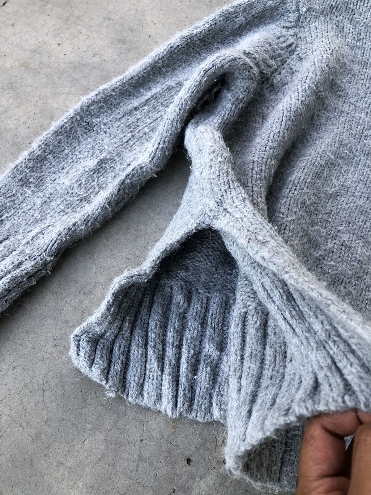 Zara 🔴ZARA Half Zip Jumper Grey Sweater Fleece Size US XL / EU 56 / 4 - 6 Thumbnail