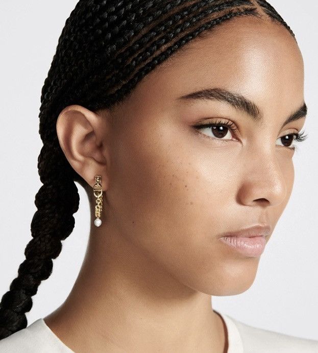 Dior Christian Dior 30 MONTAIGNE Earrings Gold-Finish Metal Size ONE SIZE - 11 Thumbnail