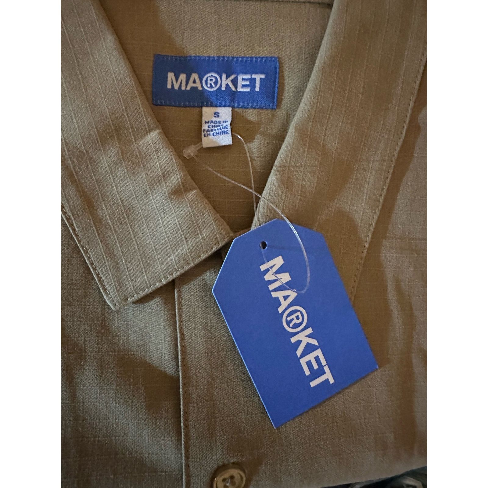 Market MKT LES BENJAMINS BUTTON UP SHIRT - MARKET Size US S / EU 44-46 / 1 - 5 Thumbnail