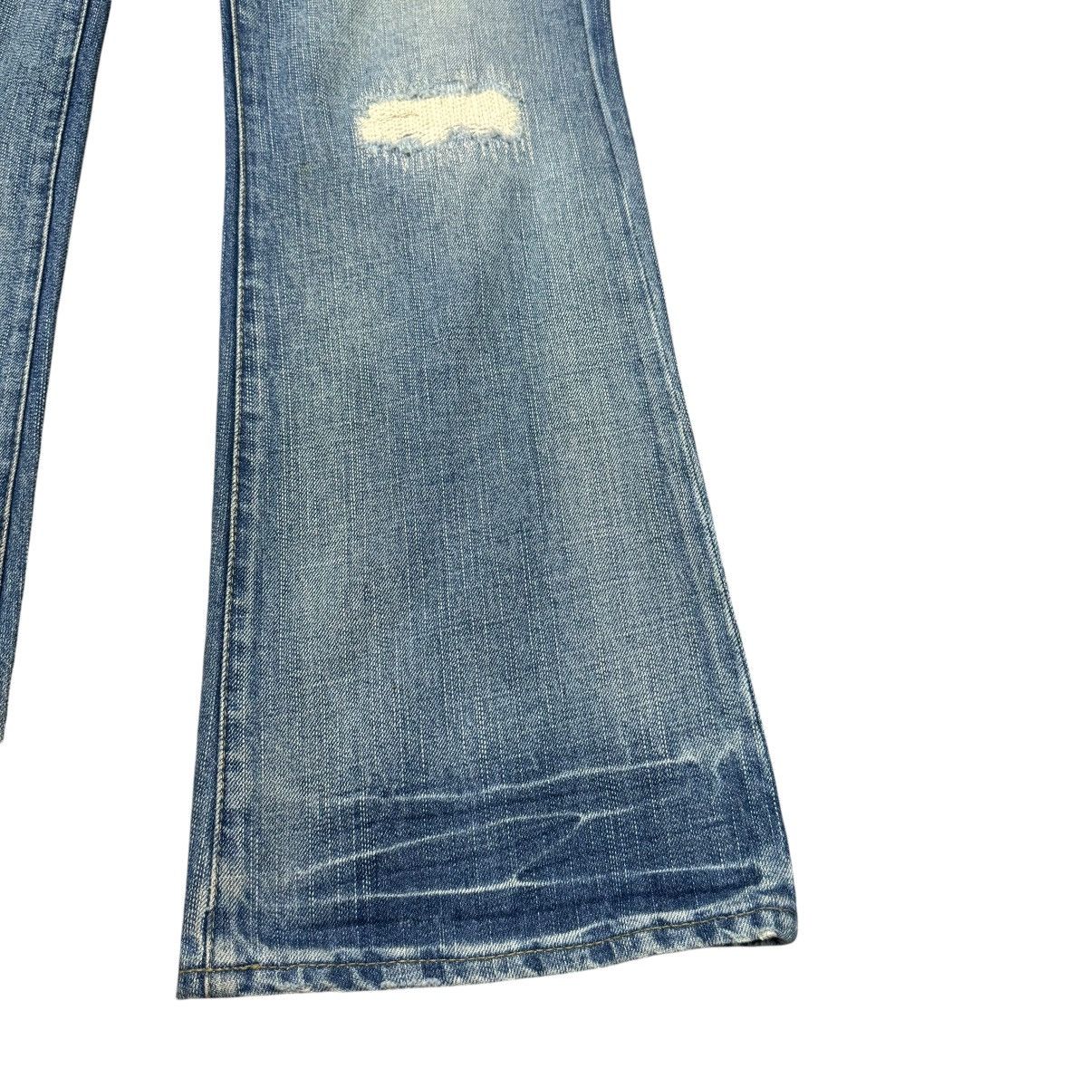 PPFM PPFM Repaired Denim Flare Jeans Size US 30 / EU 46 - 11 Thumbnail
