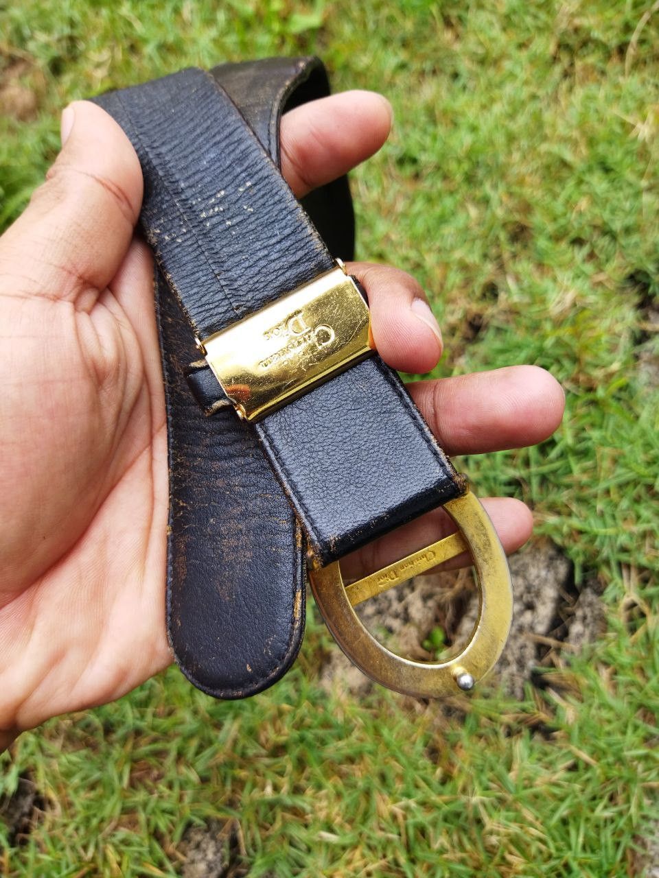 Christian Dior Monsieur Vintage Christian Dior Leather Belt Size ONE SIZE - 15 Thumbnail