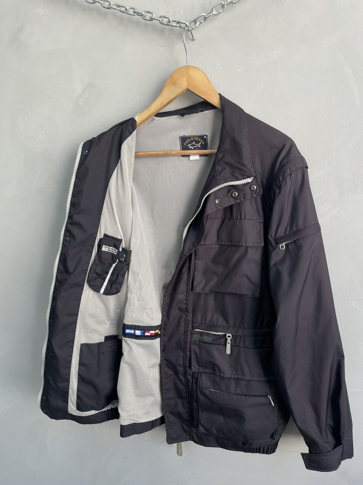 Paul & Shark Luxury casual Paul shark casual nylon transformer jacket Size US M / EU 48-50 / 2 - 10 Thumbnail