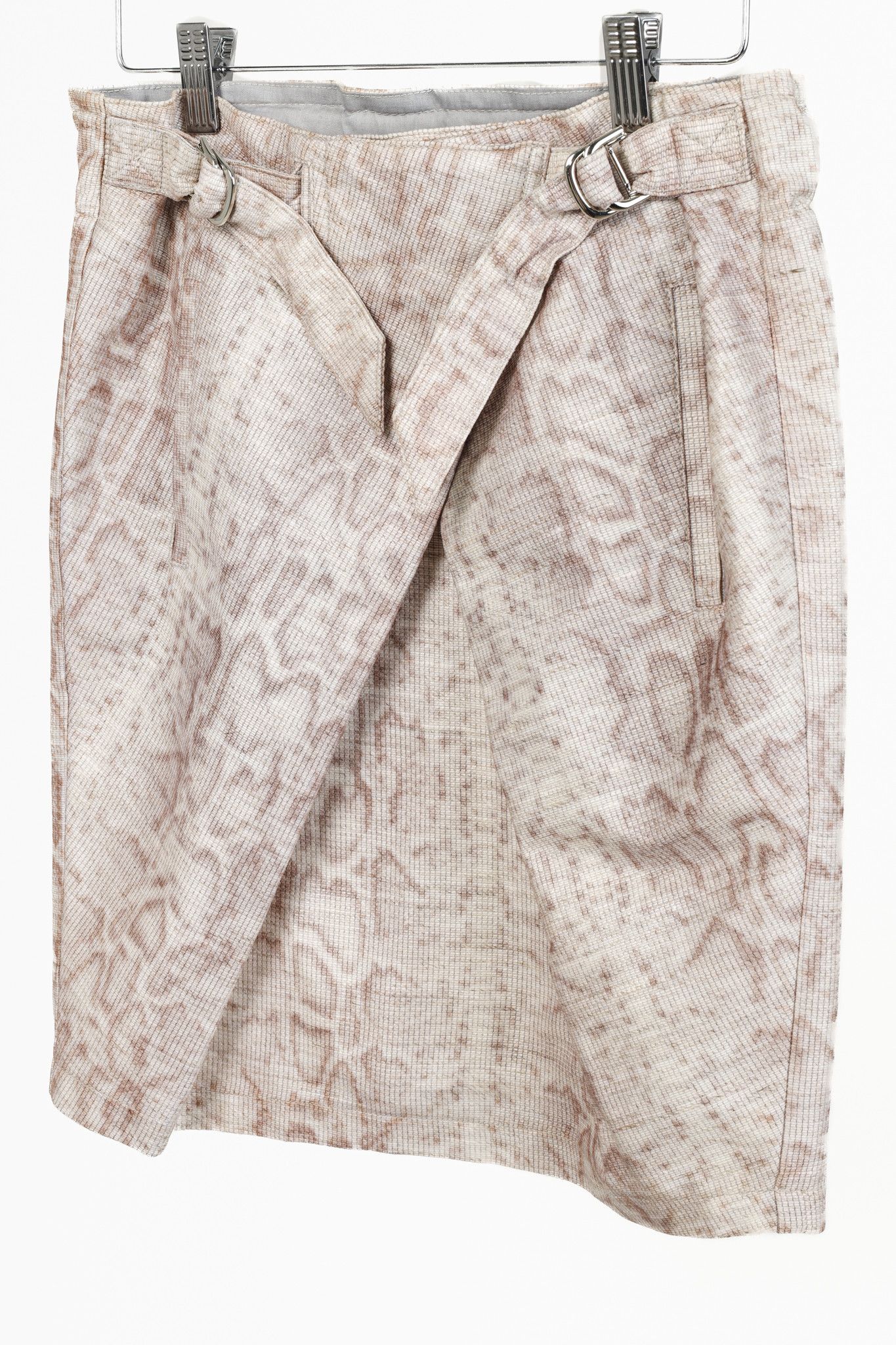 Emporio Armani Emporio Armani Mauve Snake Print Skirt Size 26" / US 2 / IT 38 - 3 Thumbnail