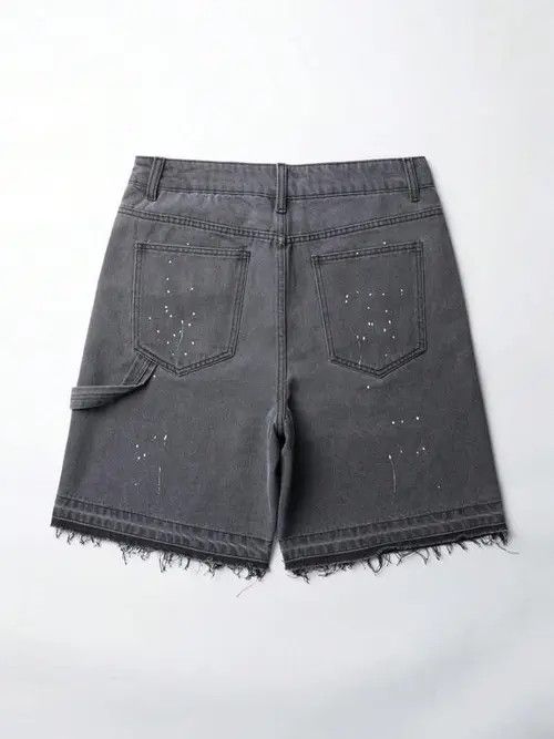 Jean Vintage Retro Denim Jeans shorts Size US 30 / EU 46 - 2 Thumbnail