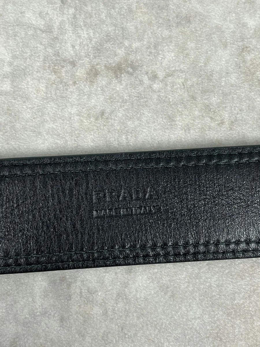 Prada Prada Green Studded Premium Leather Belt Size ONE SIZE - 8 Thumbnail