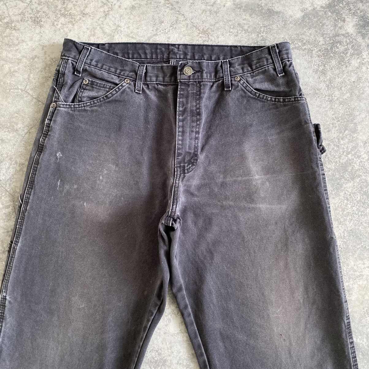 Dickies Vintage Dickies Faded Black Carpenter Work Pants Size US 36 / EU 52 - 9 Thumbnail