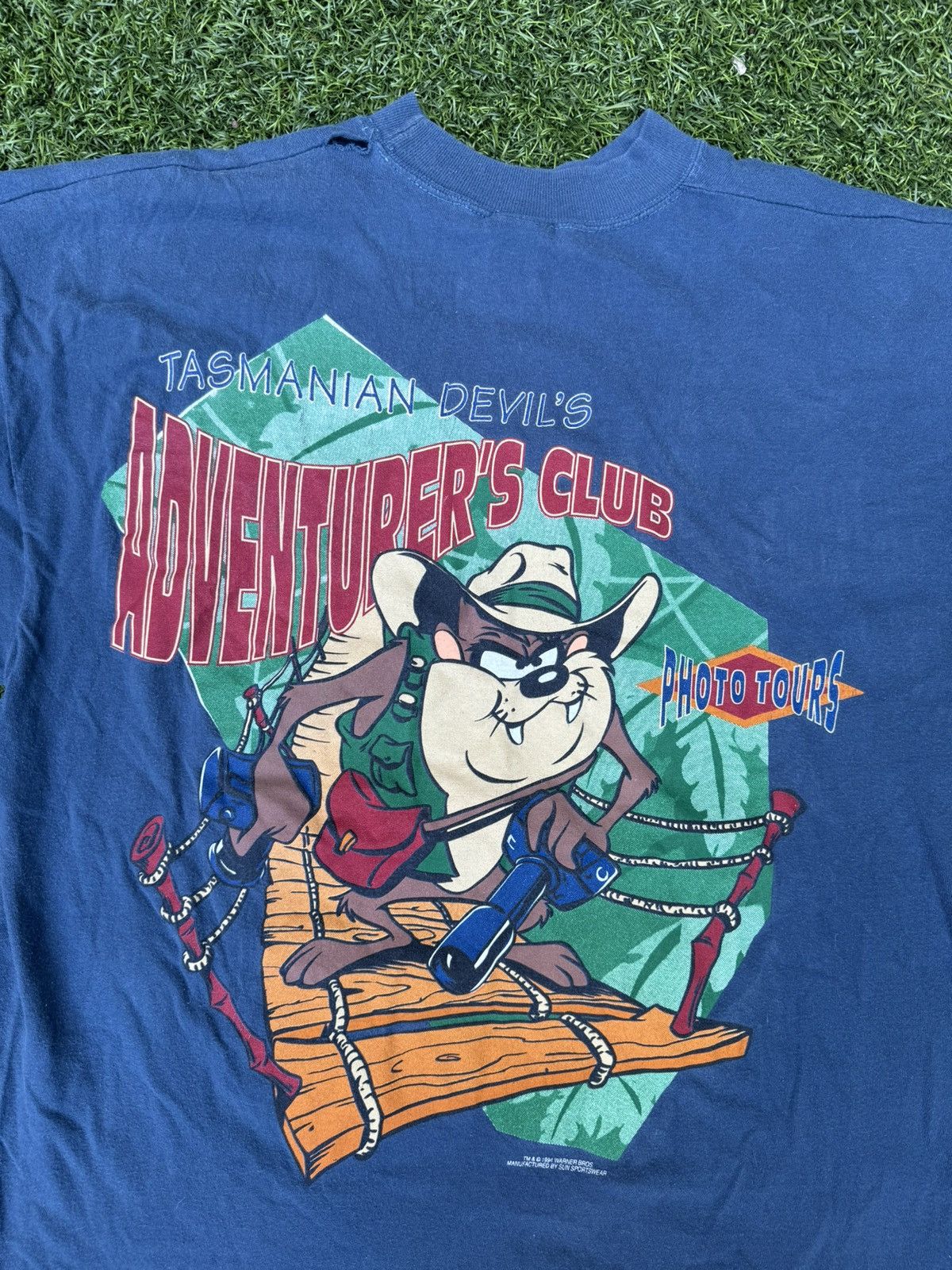 Vintage Vintage 90s Tasmanian Devils Adventure Club Tee L Size US L / EU 52-54 / 3 - 2 Thumbnail