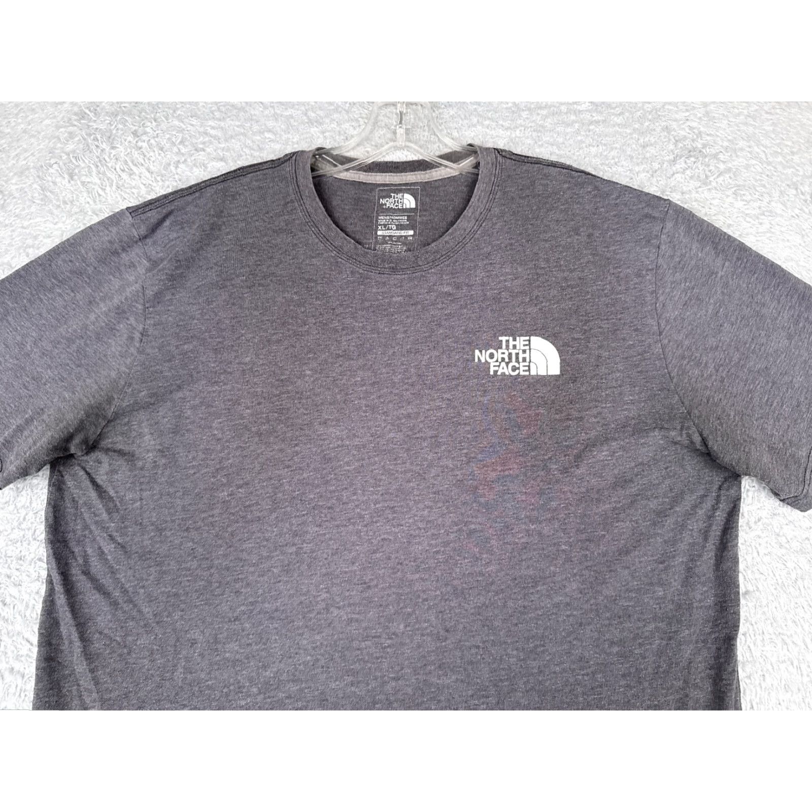 The North Face VINTAGE The North Face Shirt Men XL Gray Short Sleeve 100% Cotton Crew - Logo | Men’s T-Shirt XL Gray All Seasons 100% Cotton Size US XL / EU 56 / 4 - 4 Thumbnail