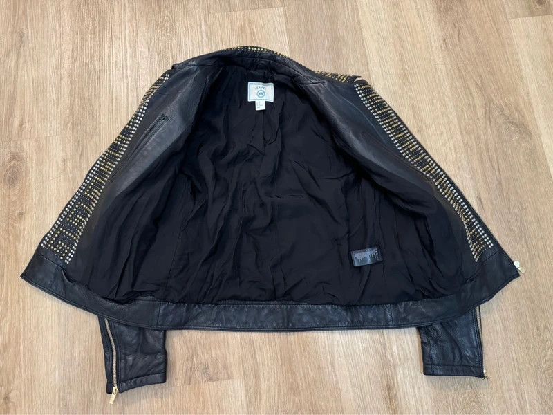 Versace Versace x H&M Leather Studded Jacket Biker size M Size US M / EU 48-50 / 2 - 4 Thumbnail
