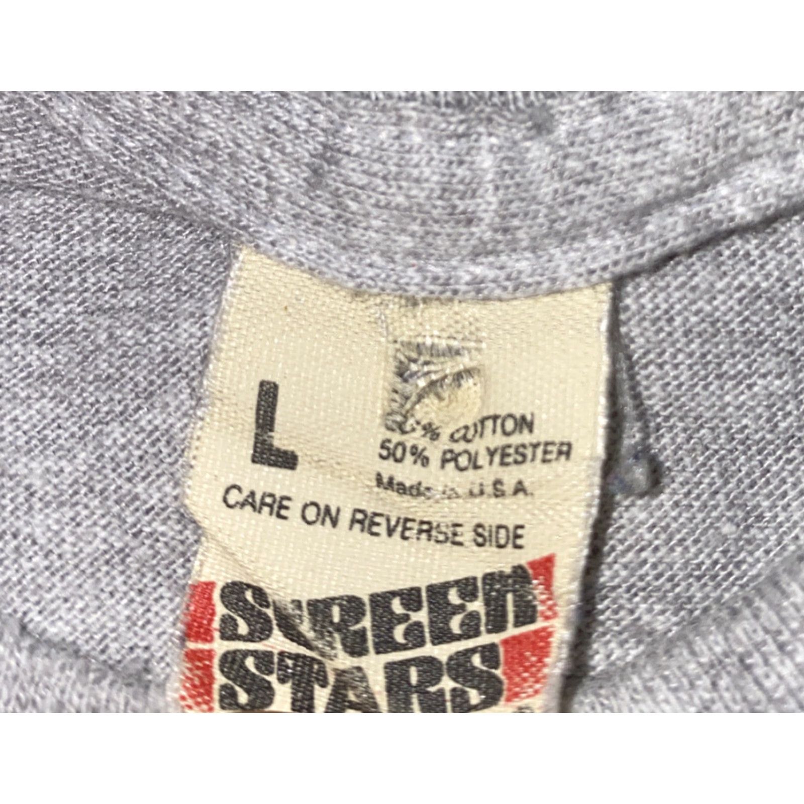 Vintage VINTAGE Screen Stars T-Shirt Buckwheat Graphic Gray Size S Mens Short Sleeve Regular 50/50 Size US S / EU 44-46 / 1 - 5 Thumbnail
