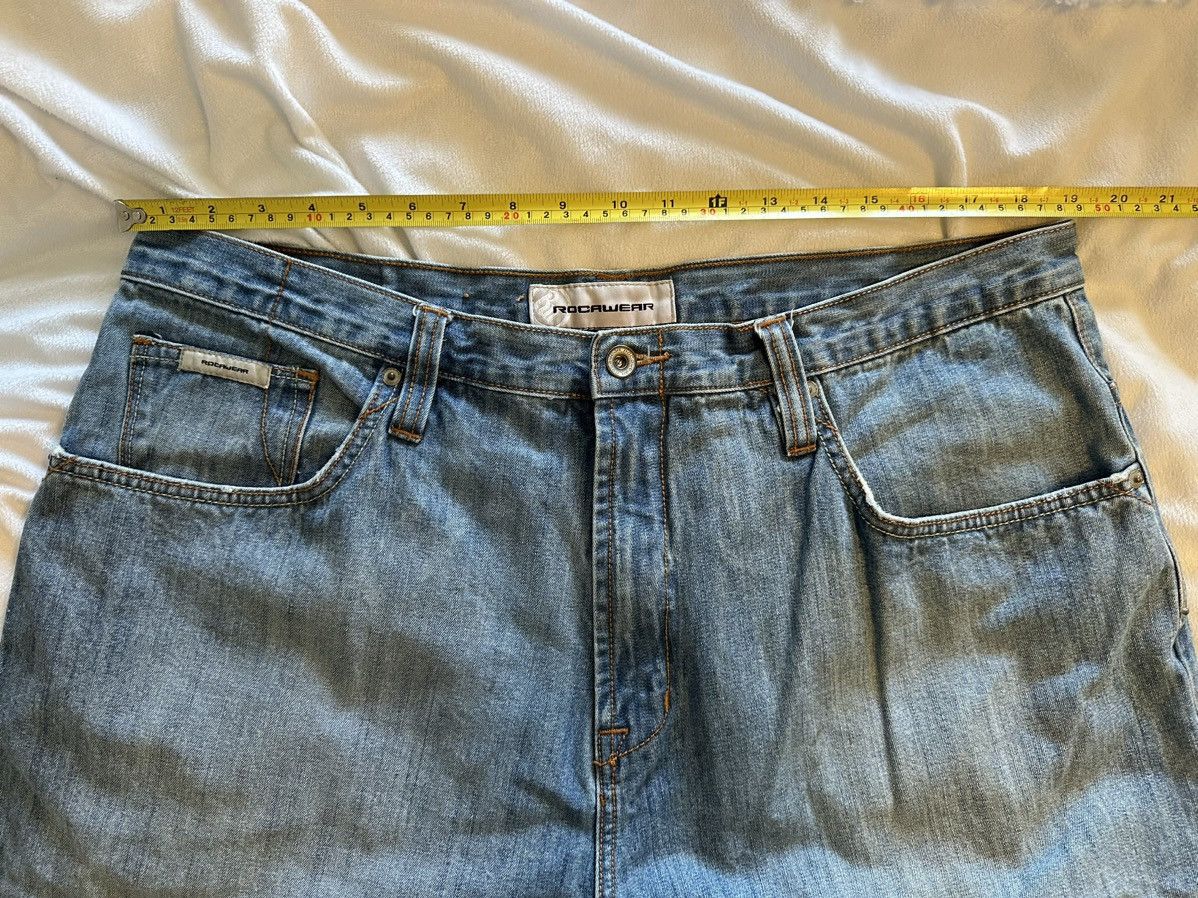 Rocawear × Vintage VTG Rocawear Denim Shorts Mens Blue-40x14 Size US 40 / EU 56 - 4 Thumbnail