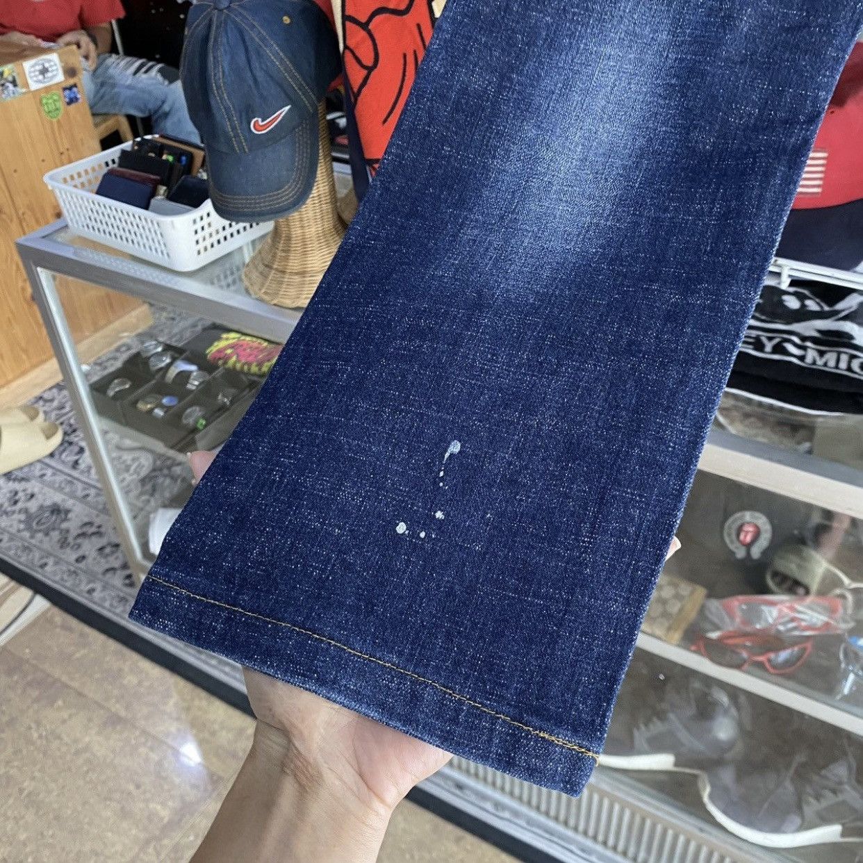 Dsquared2 Dsquared2 Paint Splatter Distressed Denim Babes Jeans Blue Size US 30 / EU 46 - 6 Thumbnail