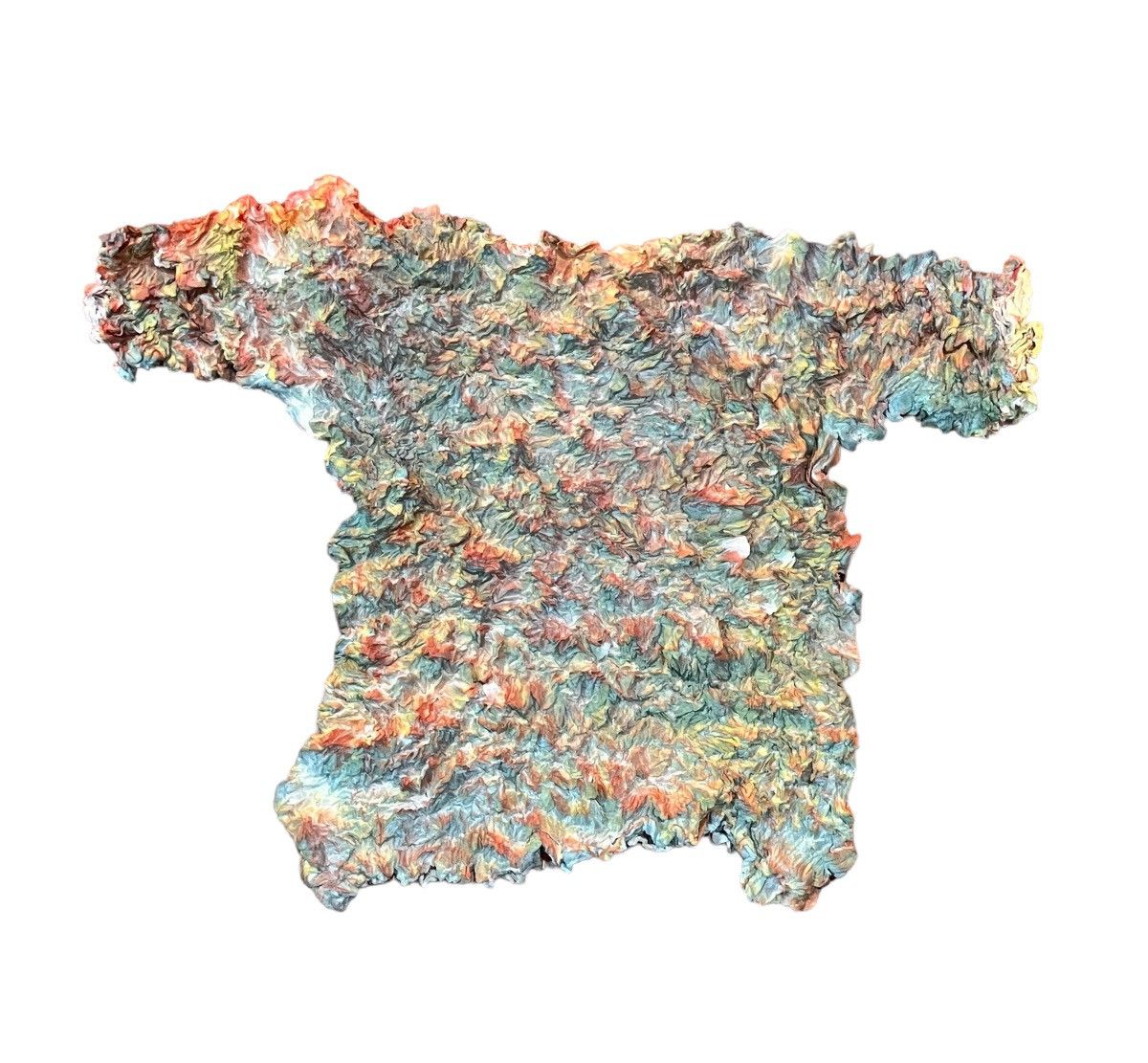 Issey Miyake *FINAL DROP* issey miyake fete crumpled psychedelic tee Size S / US 4 / IT 40 - 6 Thumbnail