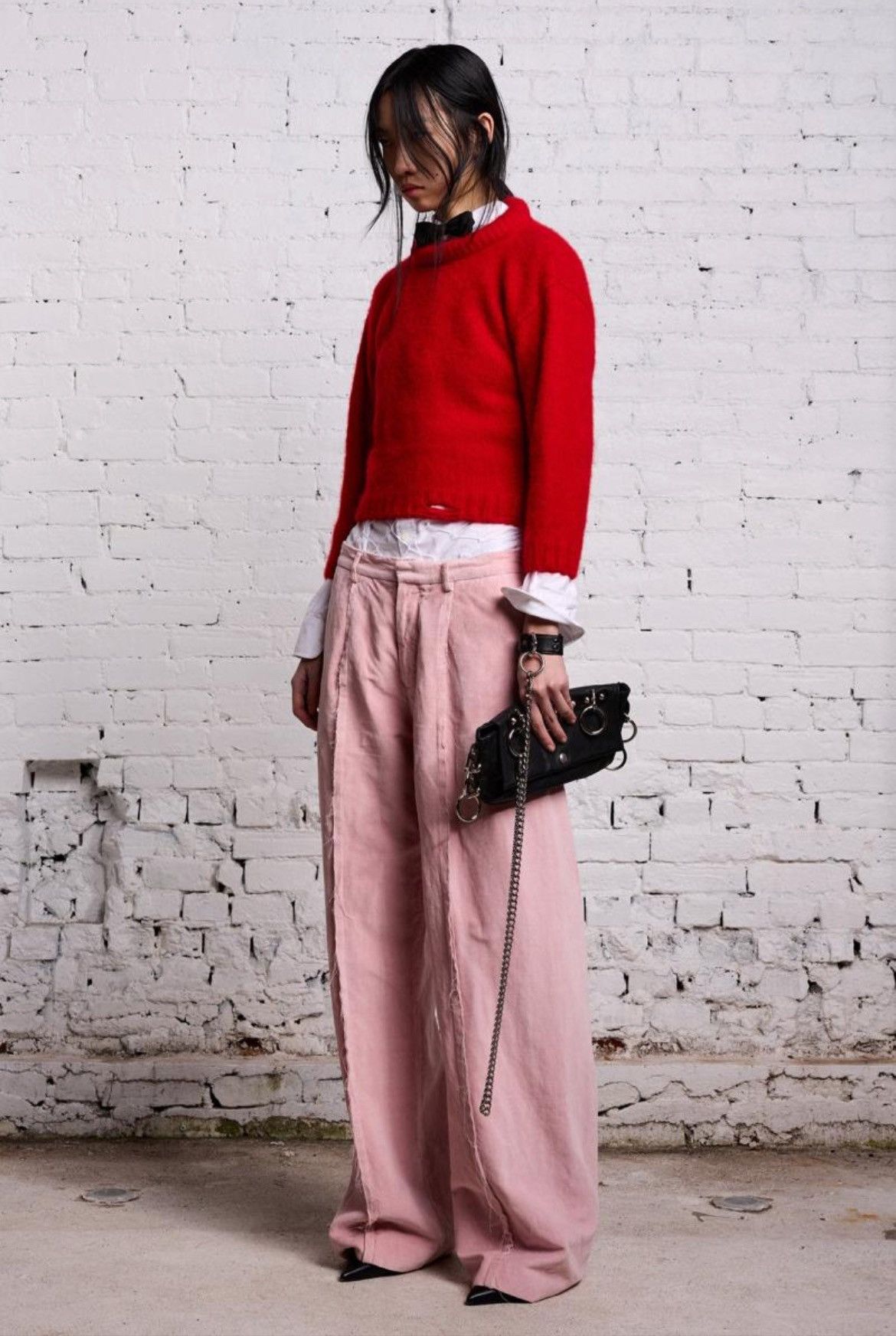 R13 R13 inverted pink trouser. Size 25 Size 25" / US 0 / IT 36 - 2 Thumbnail