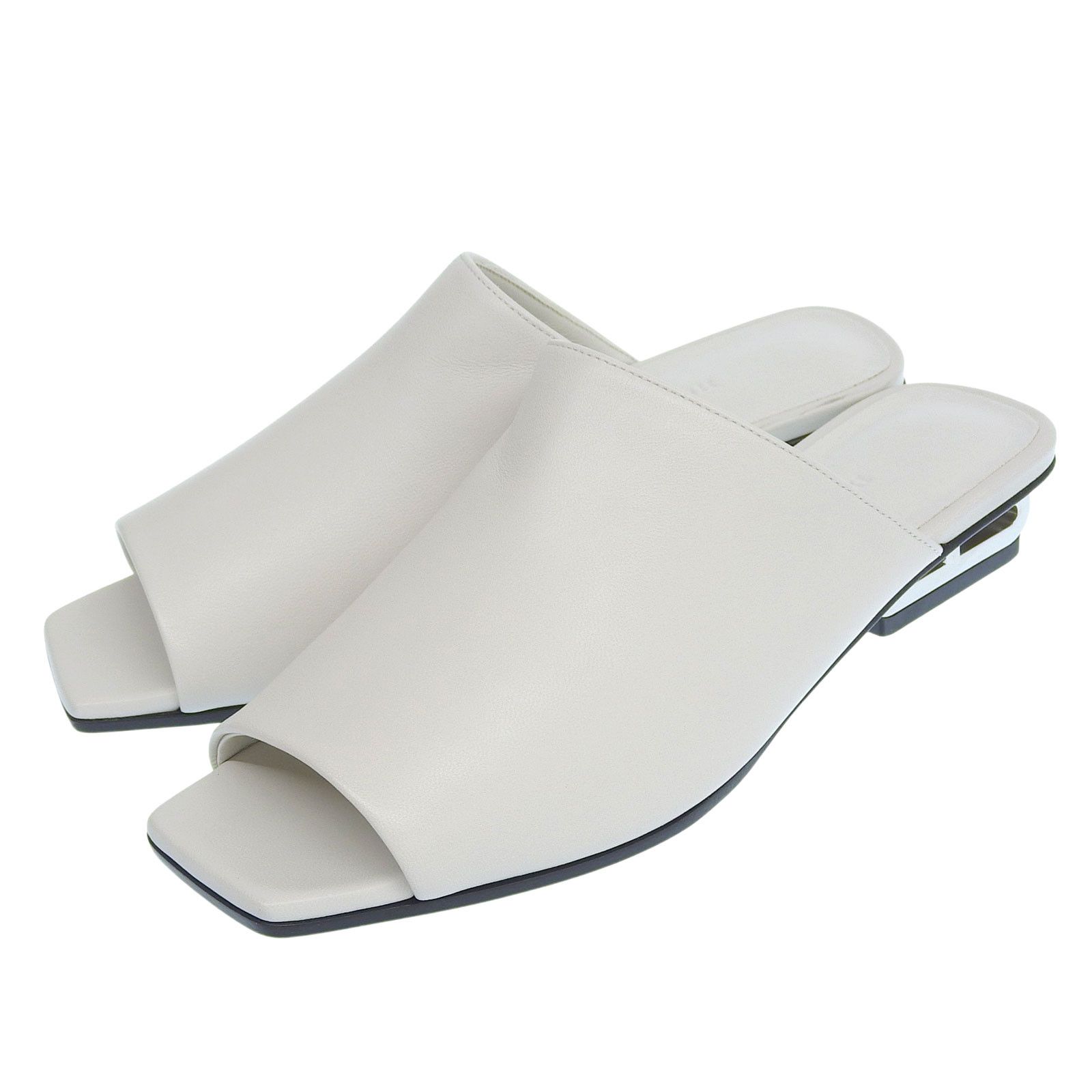 Hermes Hermes Hermes Idole Leather Mules Leather Shoes DUTY FREE for USA Size ONE SIZE - 1 Thumbnail