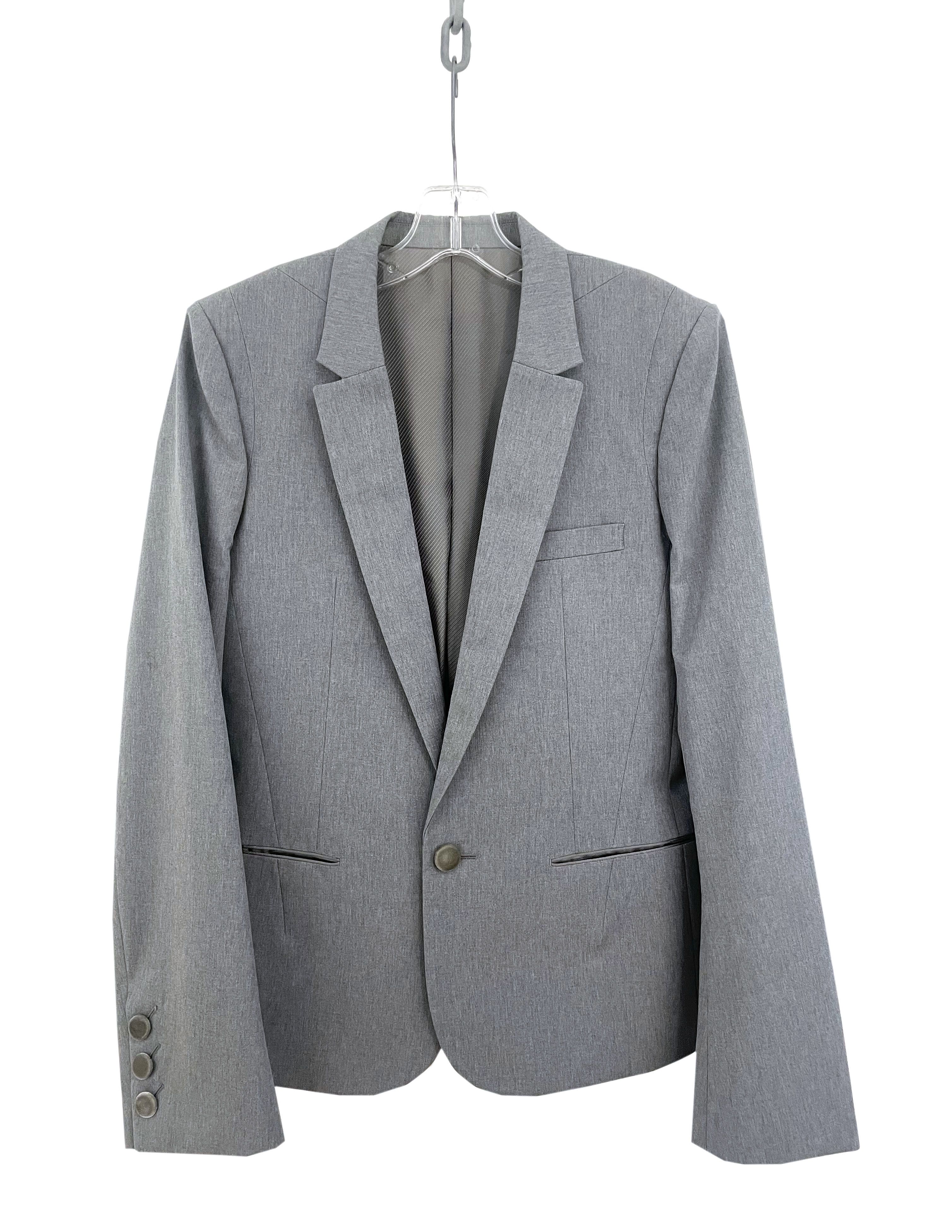 Pre-owned Number N Ine Aw08 Wool Blazer In Gray