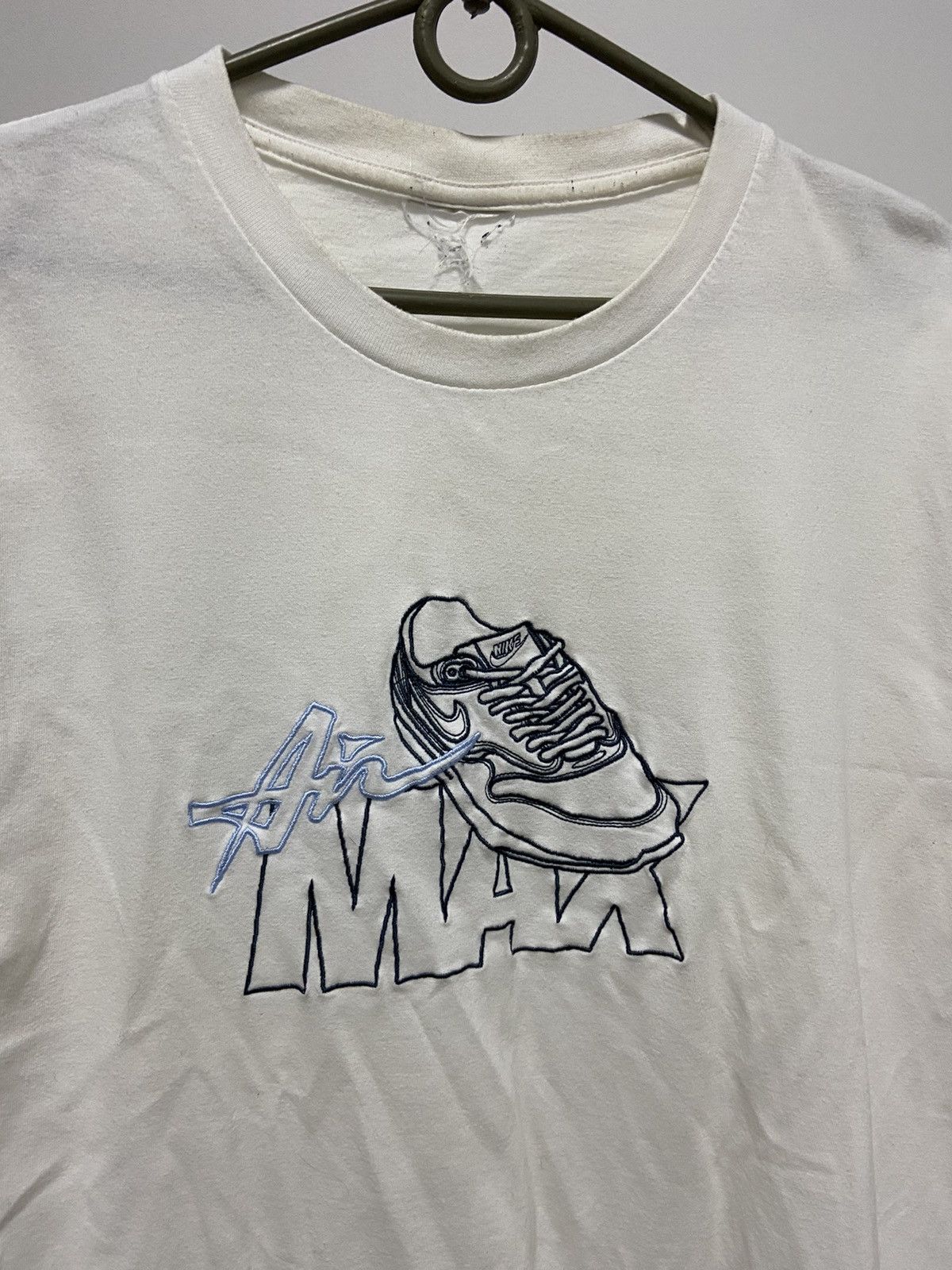 Nike × Vintage Nike Air Max T Shirt Vintage Big Logo Print SB Y2K Size US L / EU 52-54 / 3 - 2 Thumbnail