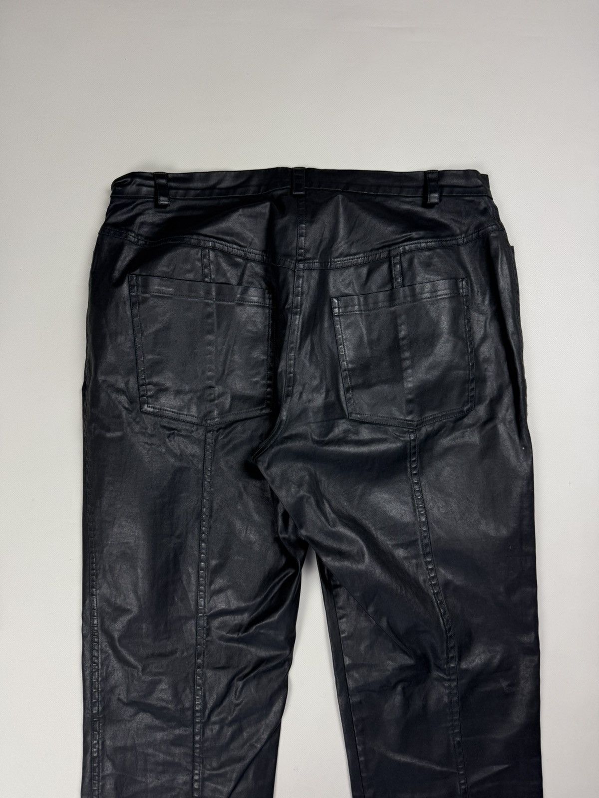 Annette Gortz Annette Gortz Avant-Garde Coated Resin Cotton Pants Trousers Size 30" / US 8 / IT 44 - 22 Thumbnail