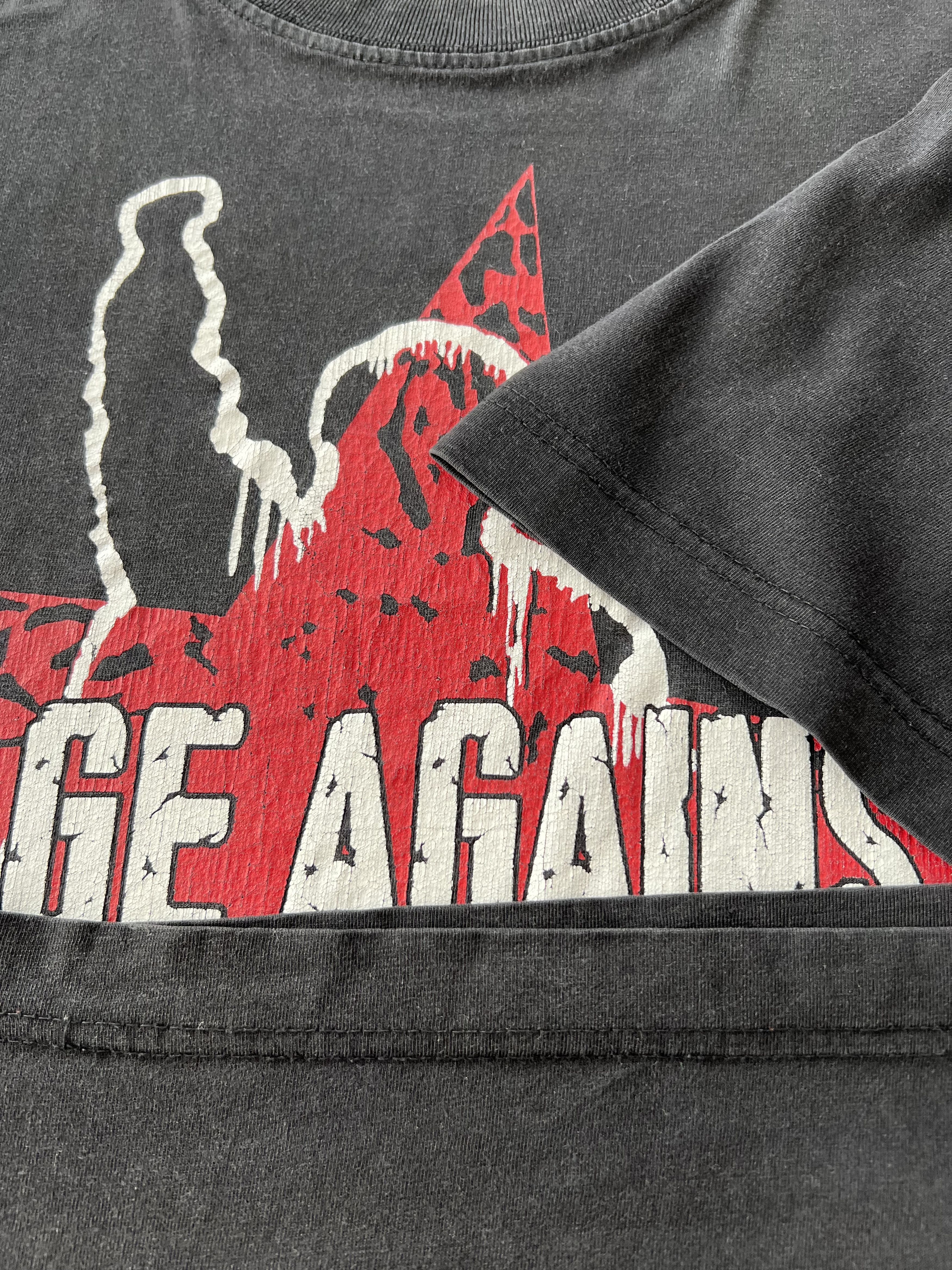 Band Tees Vintage 2000s Rage Against The Machine Black T-shirt Size US M / EU 48-50 / 2 - 5 Thumbnail