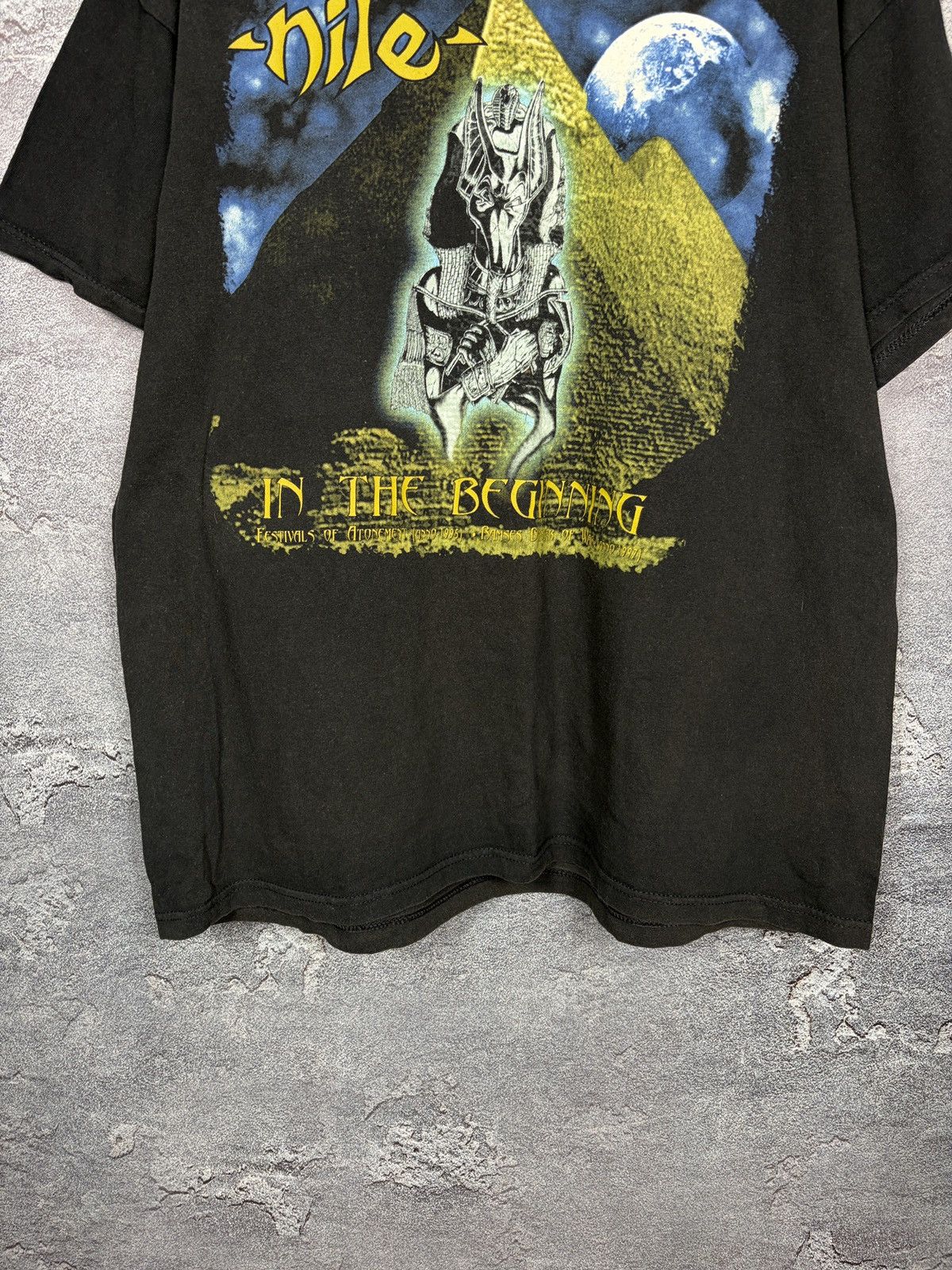 Band Tees Rare Nile 2000 In The Beginning Death Metal Band T-shirt Size US XL / EU 56 / 4 - 8 Thumbnail