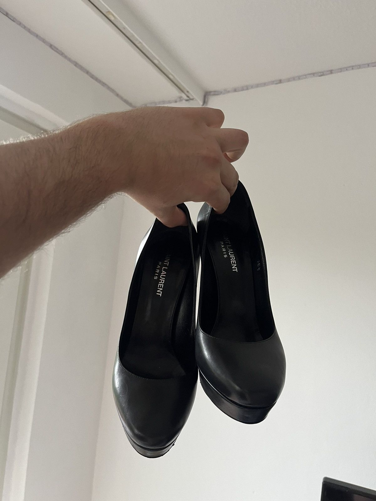Yves Saint Laurent Yves Saint Laurant Heels black night Size US 8.5 / IT 38.5 - 8 Thumbnail