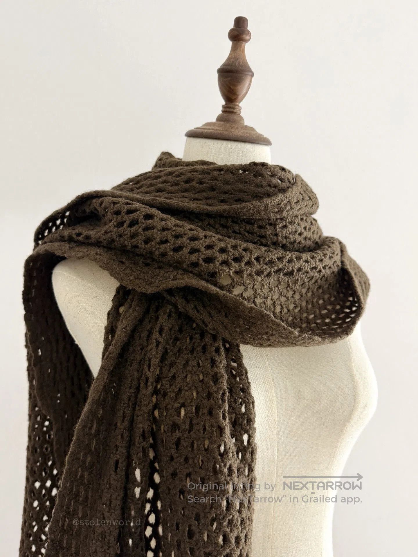 Y's wool crochet scarf by y's. Size ONE SIZE - 5 Thumbnail