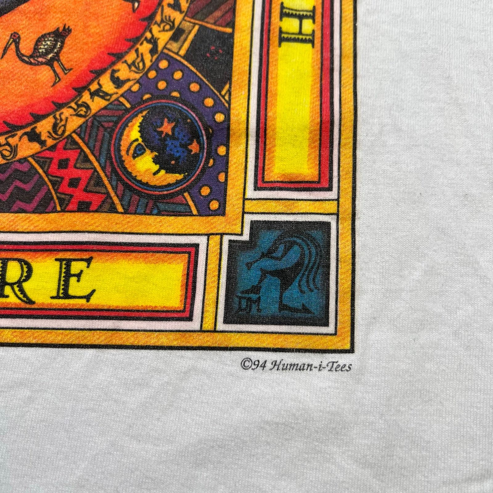 Anvil Vintage Human Shirt Mens XL Peace Harmony Earth Nature 90s Size US L / EU 52-54 / 3 - 3 Thumbnail
