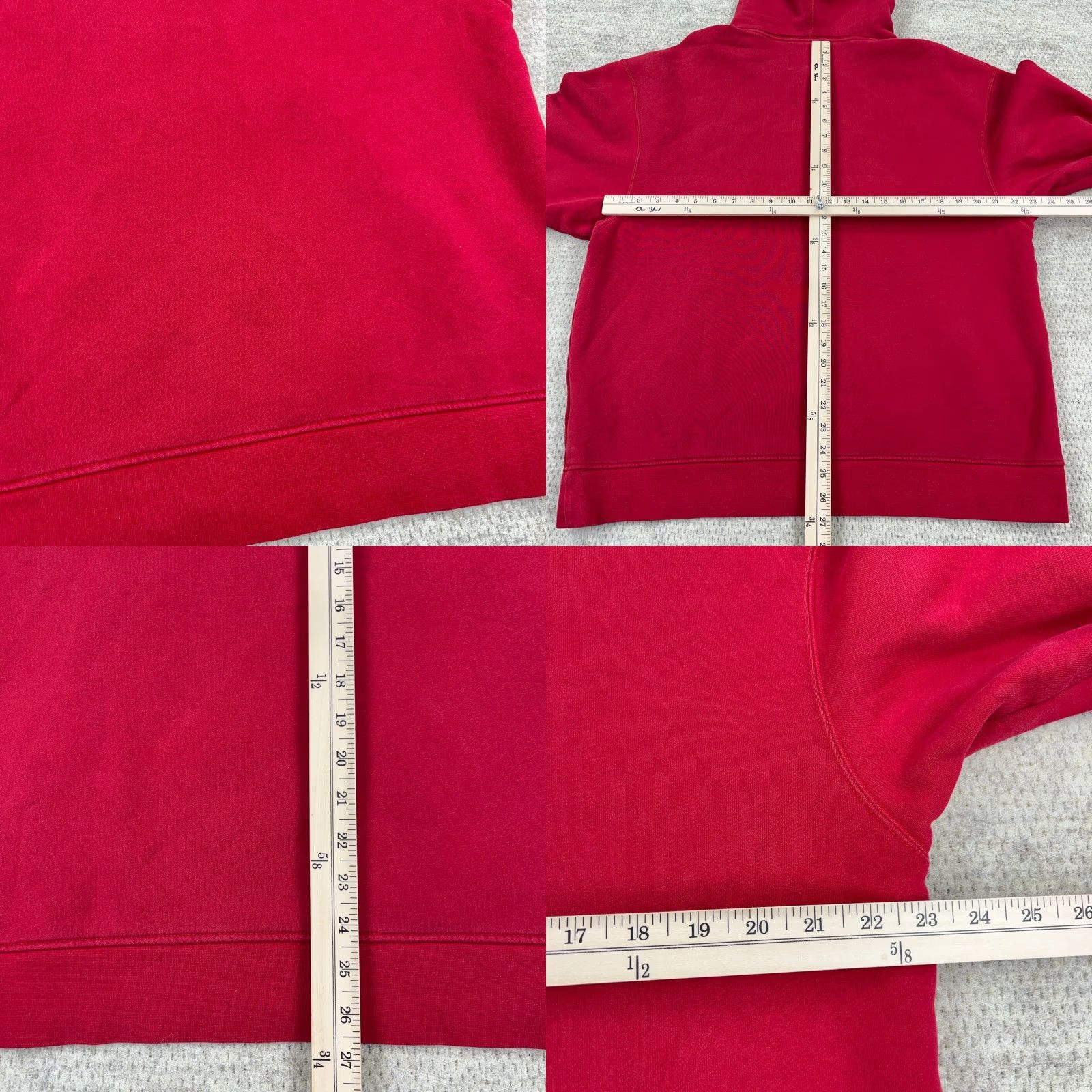Jordan Brand Jordan Hoodie Men XL Red Black Sweatshirt Jump Man Air Y2K Loose Fit Adult Size US XL / EU 56 / 4 - 8 Thumbnail