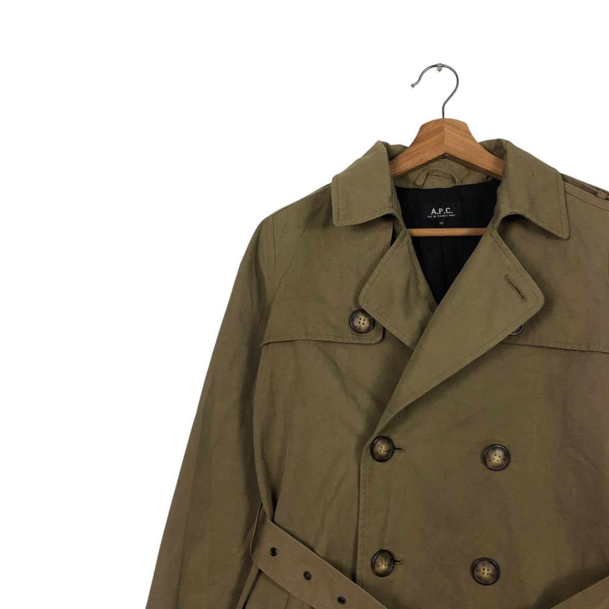 A.P.C. 🔥RUNWAY LONG JACKET APC DOUBLE BREAST Size US S / EU 44-46 / 1 - 6 Thumbnail