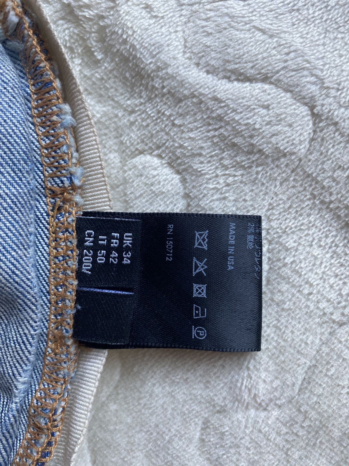 Amiri AMIRI Plaid Bandana Distressed Denim'Thrasher'Jeans Us 34 Size US 34 / EU 50 - 8 Thumbnail
