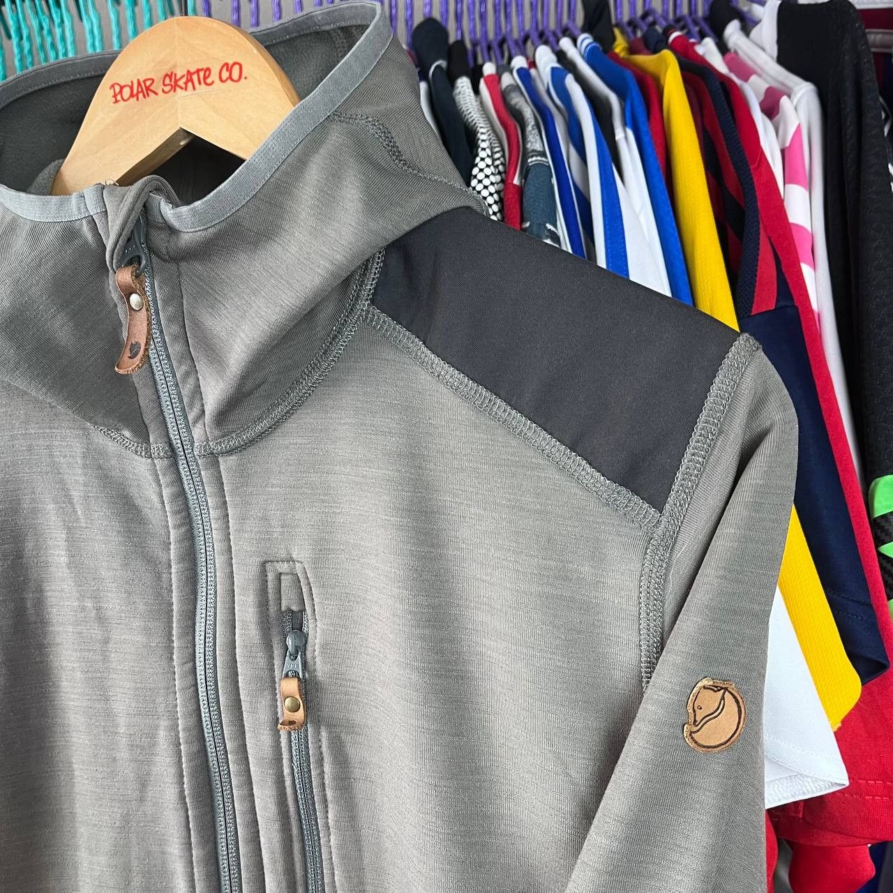 Fjallraven Fjallraven Keb Fleece Gray Zip Hoodie Outdoor Gorpcore Size US M / EU 48-50 / 2 - 4 Thumbnail