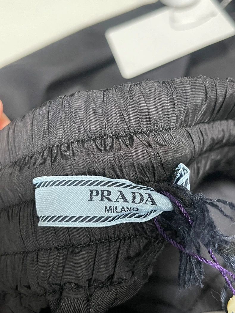 Prada PradaDark pattern logo trousers 2503-Nextarrow Size US 40 / EU 56 - 6 Thumbnail
