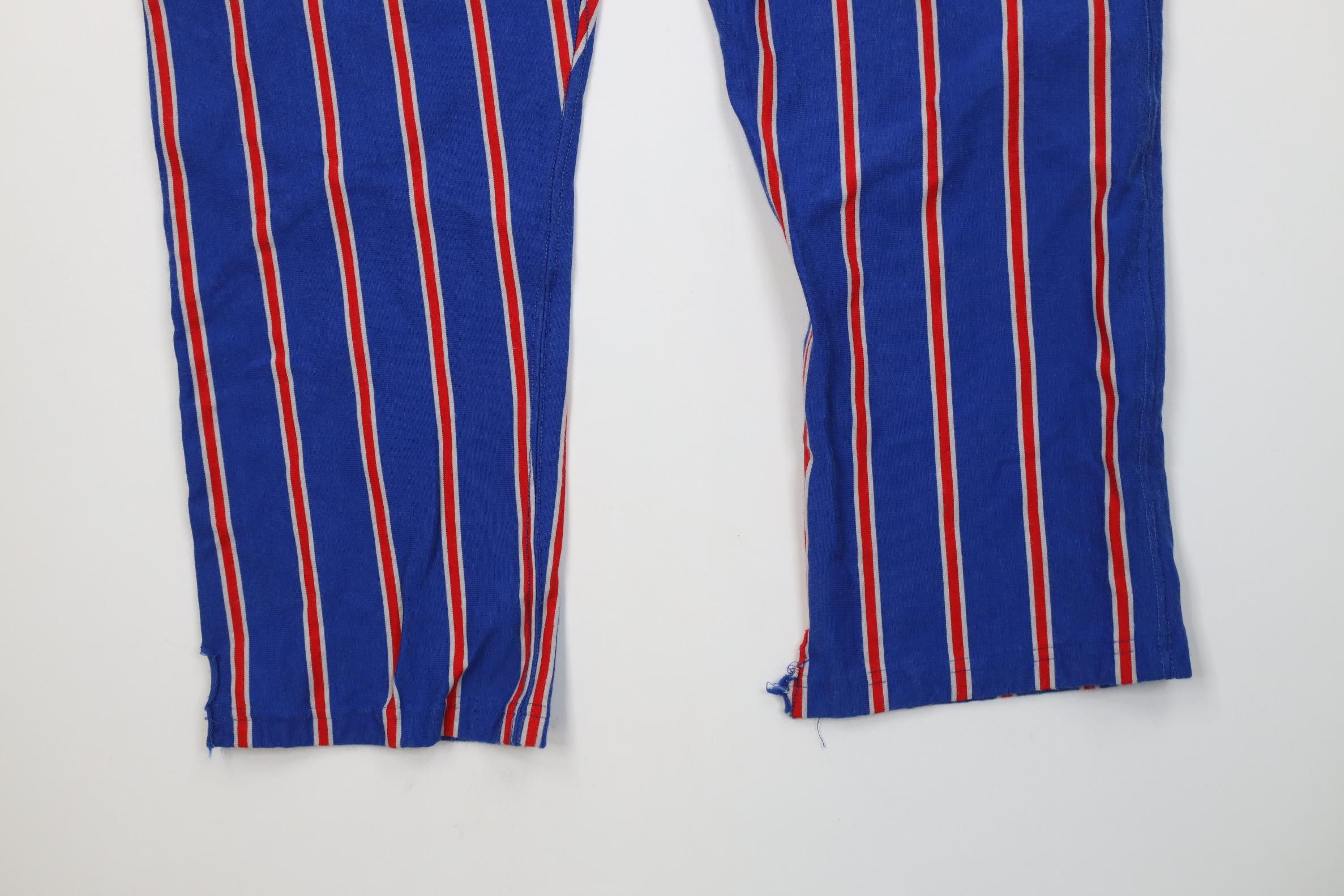 Vintage Vintage 90s Buffalo Bills Football Striped Baseball Pants Size US 40 / EU 56 - 4 Thumbnail