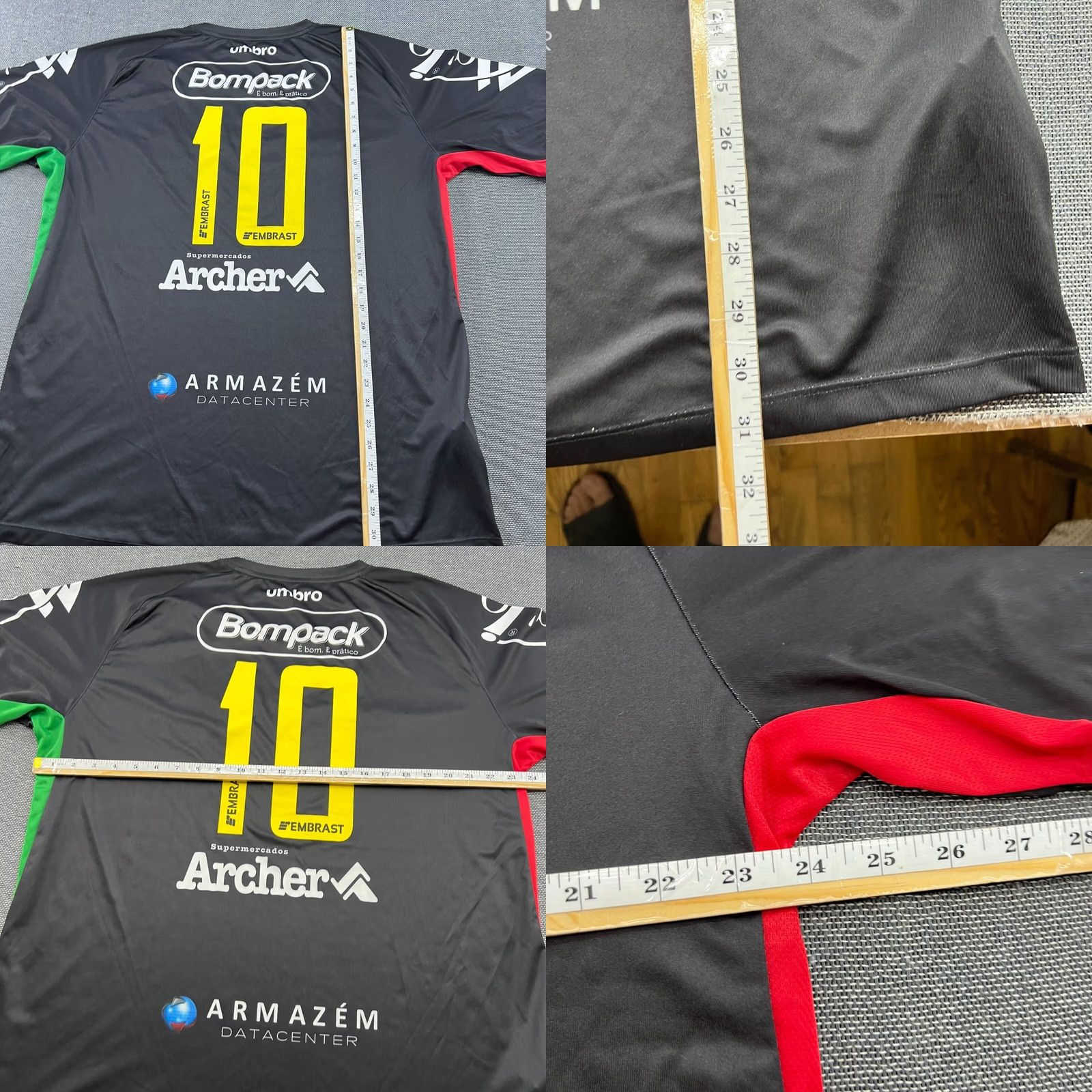 Umbro Umbro Shirt Mens 2XL Brusque FC Third Football Jersey Multicolor Short Sleeve Pullover Round Neck Athletic Activewear 2018 SC Size US XXL / EU 58 / 5 - 8 Thumbnail