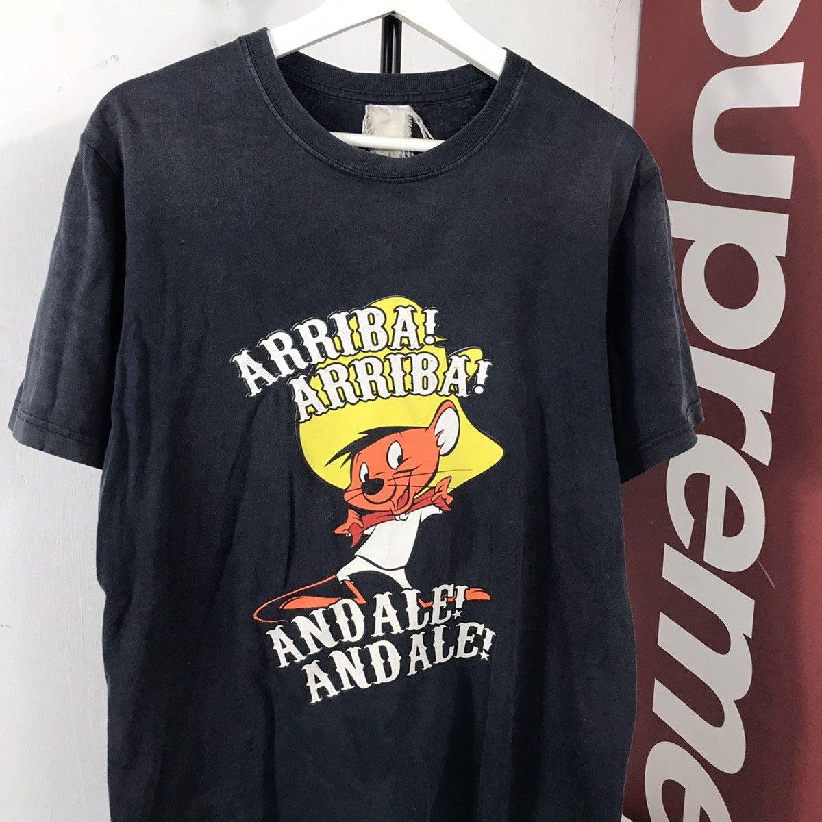 Cartoon Network Vintage Speedy Gonzales Big Logo Tee 1996 90s Size US M / EU 48-50 / 2 - 2 Thumbnail