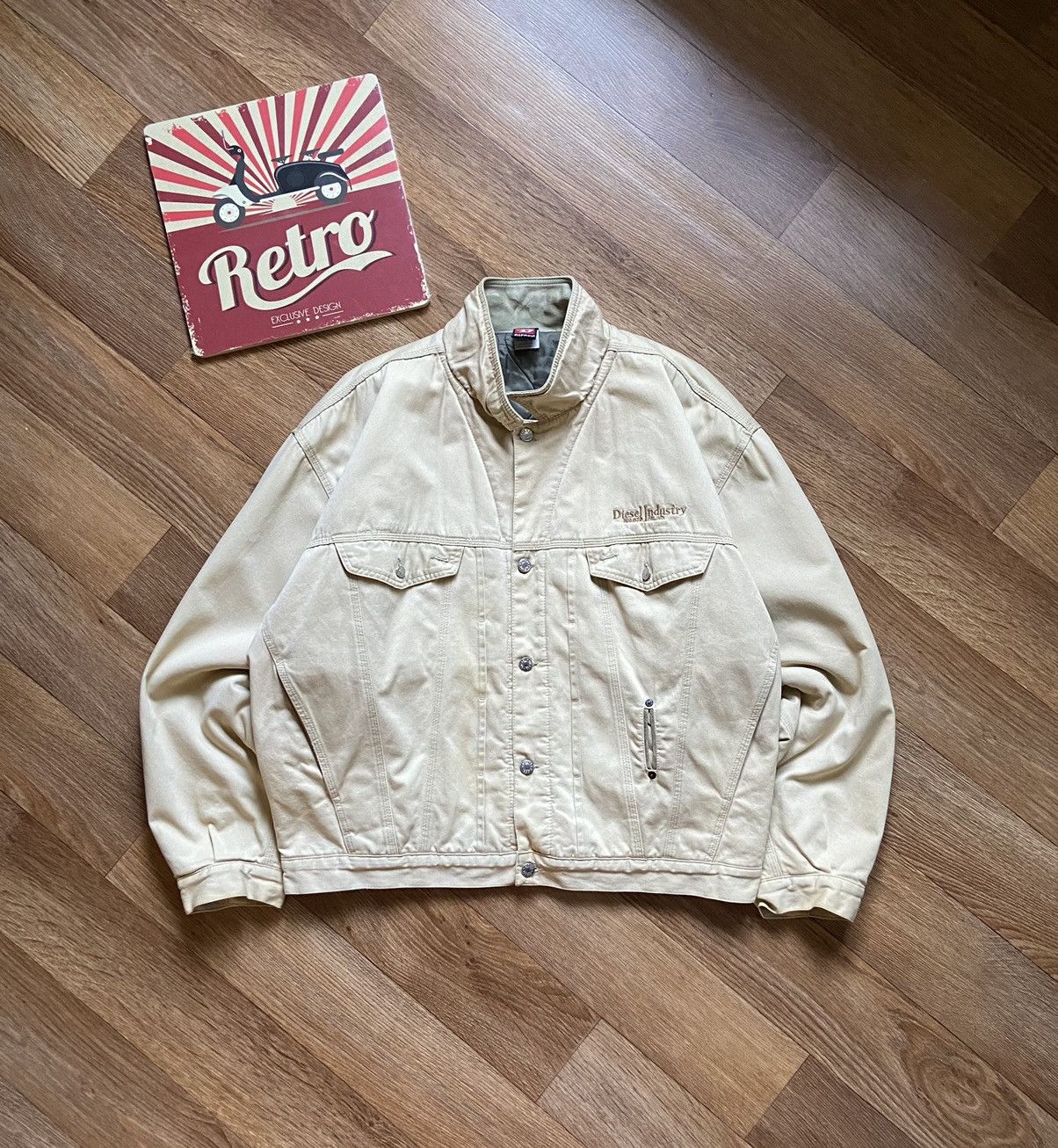 Diesel Diesel Industry Denim Distressed Heavy Jacket Size US XXL / EU 58 / 5 - 1 Thumbnail