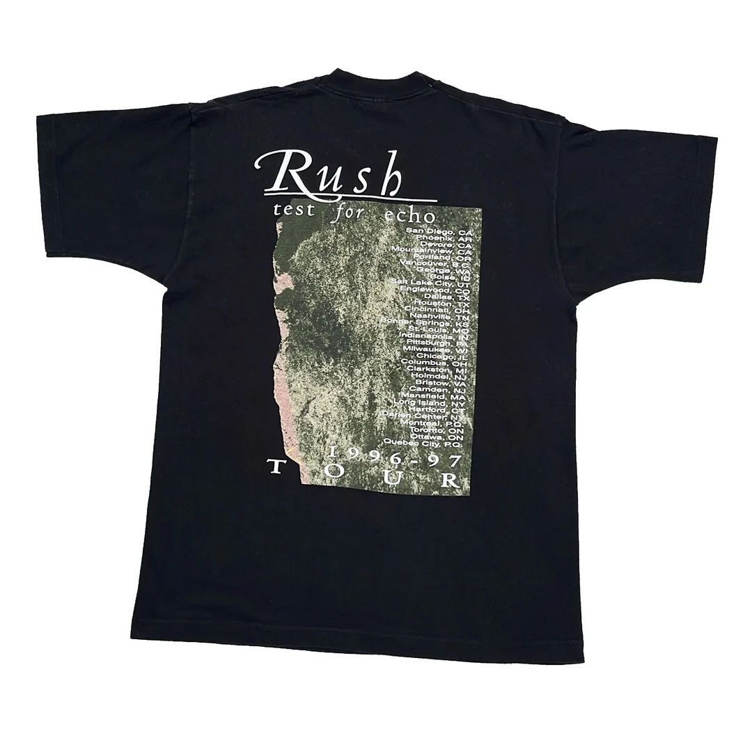 Band Tees Rush 1996 1997 90s Vintage Test for Echo Band Tour T-Shirt Size US L / EU 52-54 / 3 - 2 Thumbnail