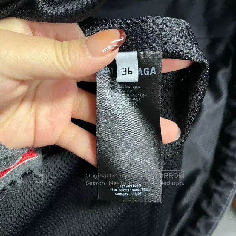 Balenciaga Balenciaga Black Large Logo Lettering Printed Jacket Size XS / US 0-2 / IT 36-38 - 3 Thumbnail