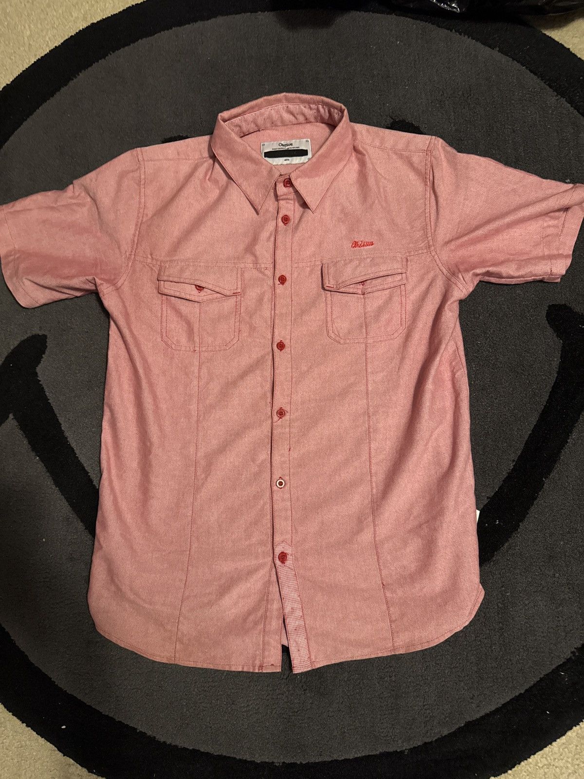 Orisue Orisue Button Up Shirt Vintage Pink Size US M / EU 48-50 / 2 - 1 Preview