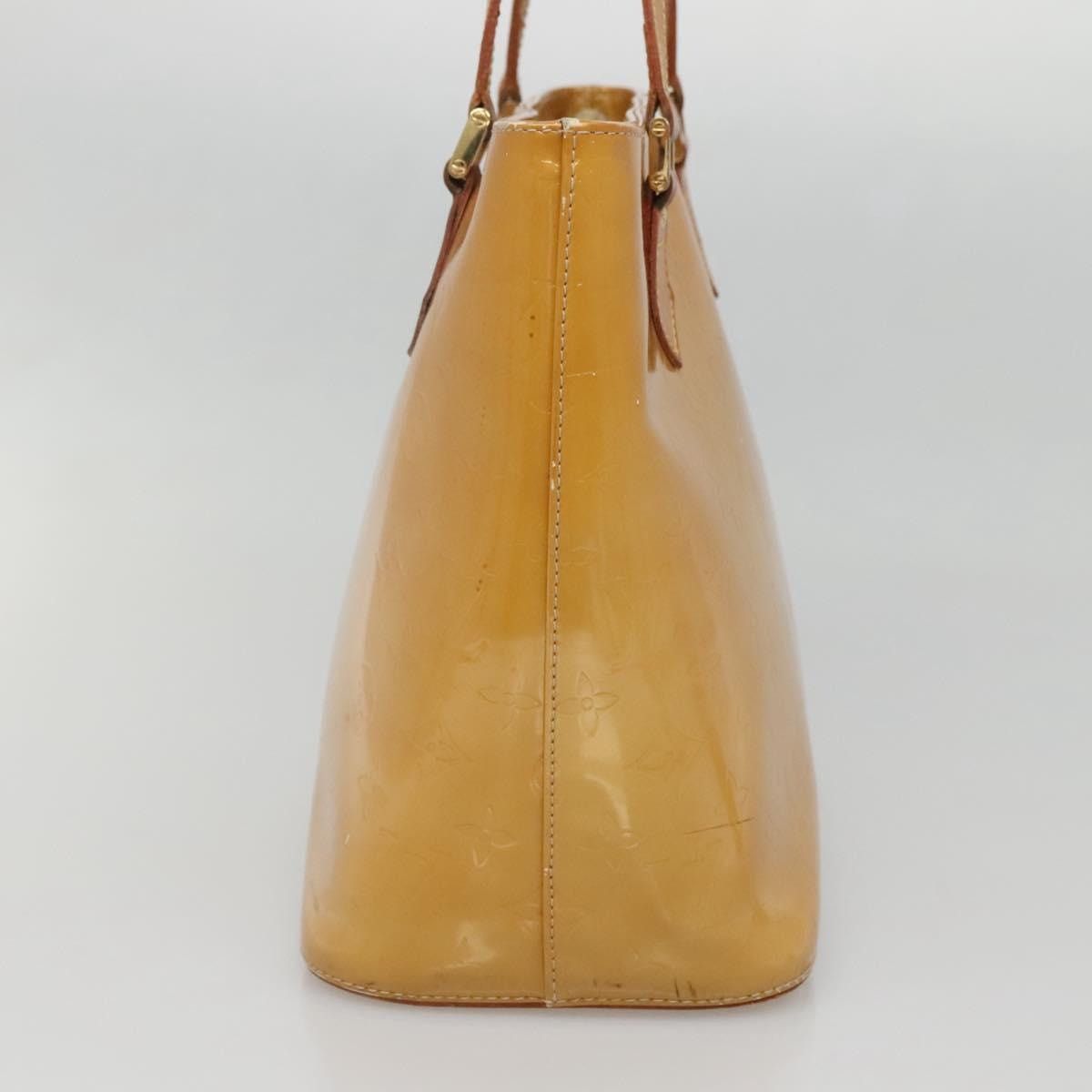 Louis Vuitton LOUIS VUITTON Monogram Vernis Houston Hand Bag Beige M91004 Size ONE SIZE - 5 Thumbnail