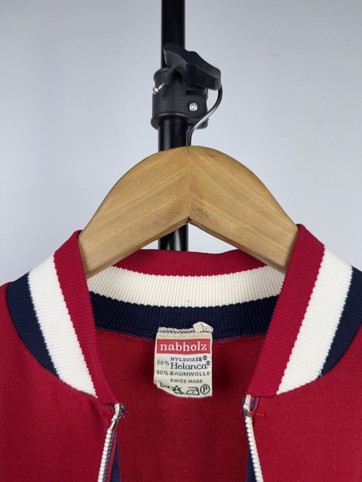 Vintage Vintage 1972 Munich Nabholz Olympic Track Jacket Swiss Made Size US S / EU 44-46 / 1 - 7 Thumbnail