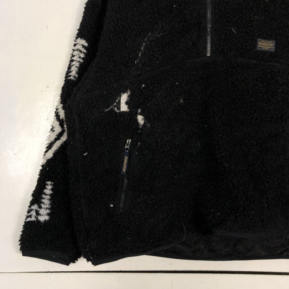 Native × Pendleton × Vintage Pendleton native chimayo navajo fleece distressed jackets Size US XL / EU 56 / 4 - 4 Thumbnail