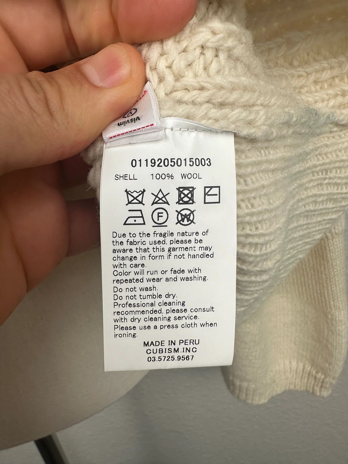 Visvim FW19 Highland V-Neck P.W. Size US L / EU 52-54 / 3 - 7 Thumbnail
