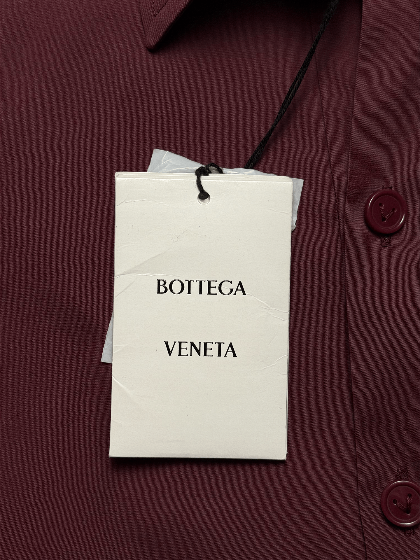Bottega Veneta Bottega Veneta button-up midi wine dress Size XS / US 0-2 / IT 36-38 - 3 Thumbnail