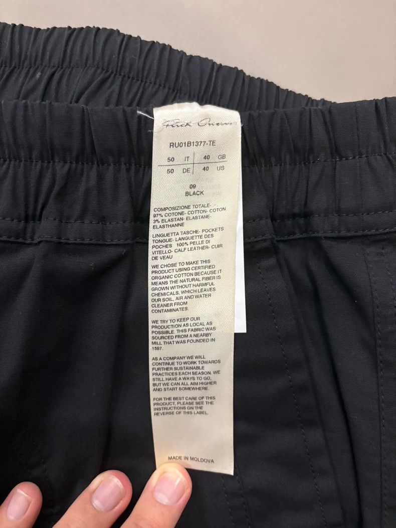 Rick Owens Rick Owens Black Nylon Five Zip Cannonball Pants Size US 40 / EU 56 - 5 Thumbnail