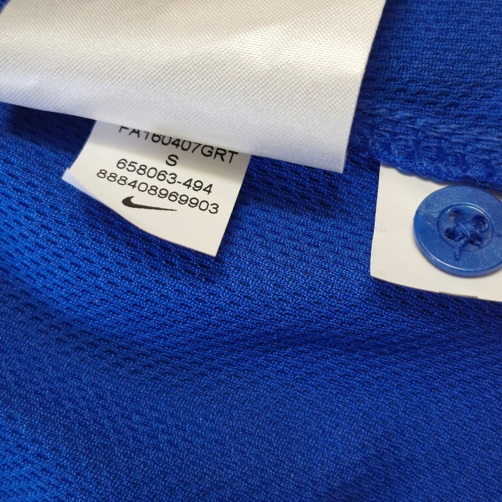 Nike Nike Women's Dri-Fit Coaches Shirt Polo Sz Small Blue White Size S / US 4 / IT 40 - 5 Thumbnail