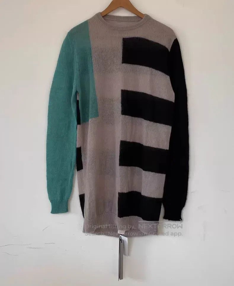 Rick Owens RICK OWENS size F Colorblocked Sweater Size US S / EU 44-46 / 1 - 1 Thumbnail